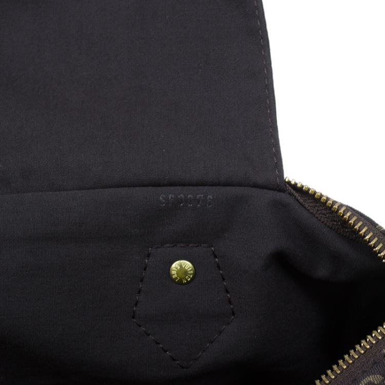 Pre Owned Louis Vuitton Monogram Canvas Mini Lin Speedy 30