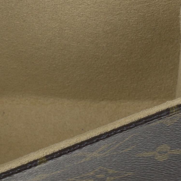 Pre Owned Louis Vuitton Brown Monogram Canvas Florentine Convertible Vintage Belt Bag