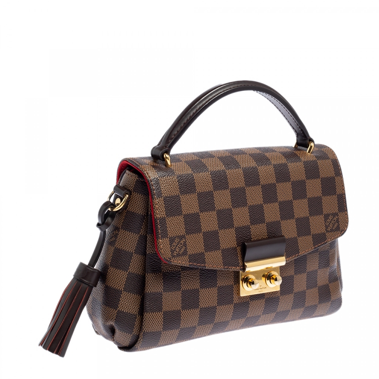 مملوكة مسبقًا Louis Vuitton Damier Ebene Canvas Croisette Bag