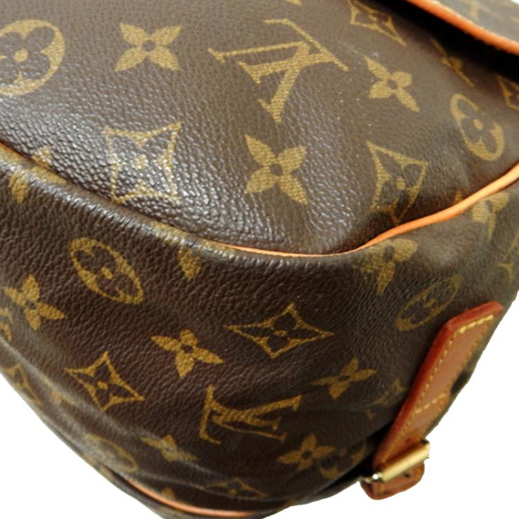 Pre Owned Louis Vuitton Monogram Canvas Messenger Saumur 35