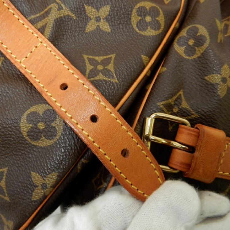 Pre Owned Louis Vuitton Monogram Canvas Messenger Saumur 35