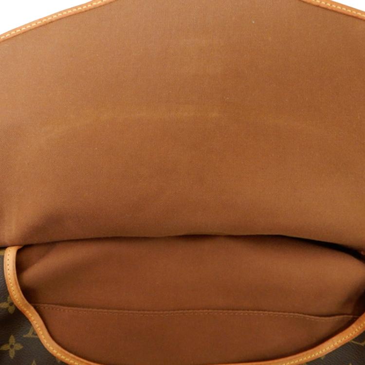 Pre Owned Louis Vuitton Monogram Canvas Messenger Saumur 35