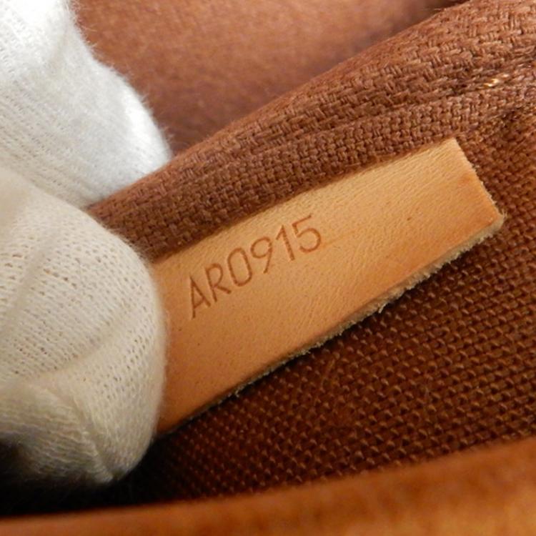Pre Owned Louis Vuitton Monogram Canvas Messenger Saumur 35
