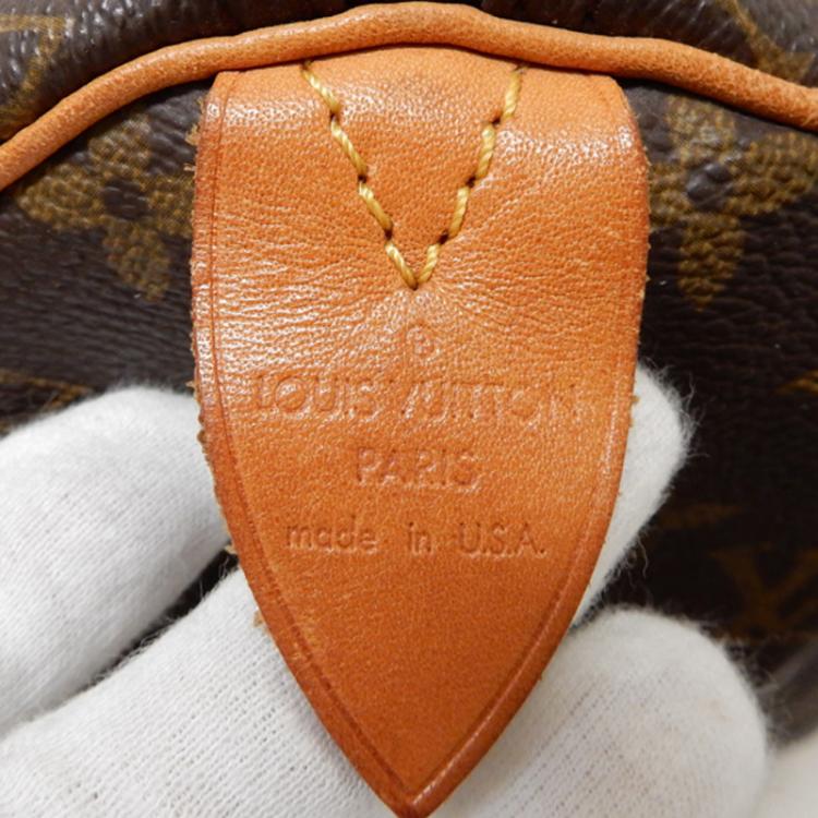Pre Owned Louis Vuitton Monogram Canvas Speedy 40