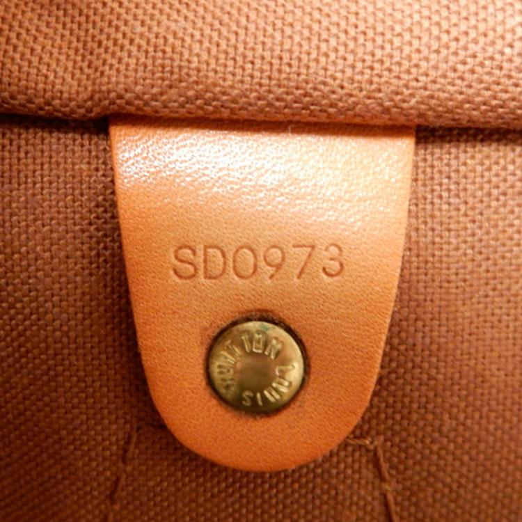 Pre Owned Louis Vuitton Monogram Canvas Speedy 40