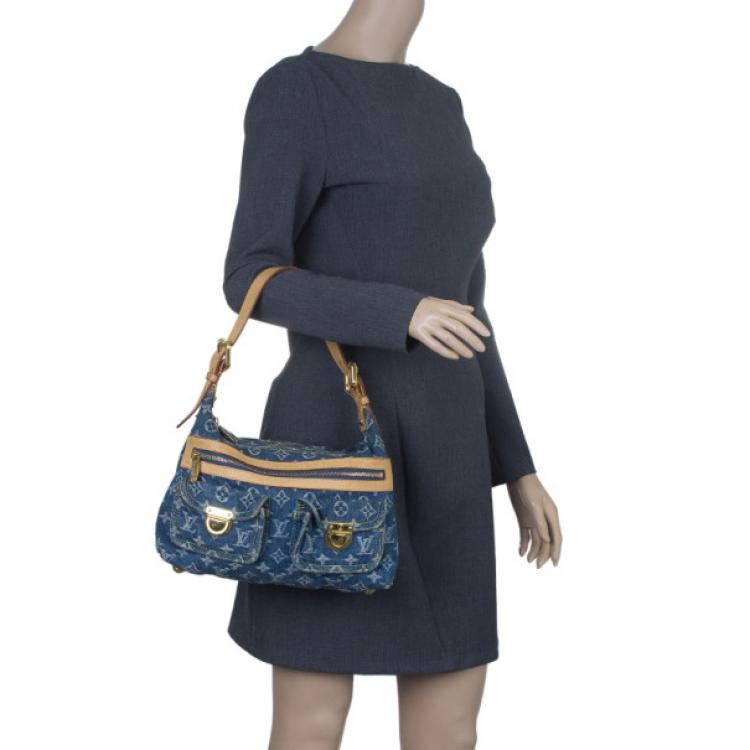 Louis Vuitton Baggy PM Monogram Denim Shoulder Bag on SALE