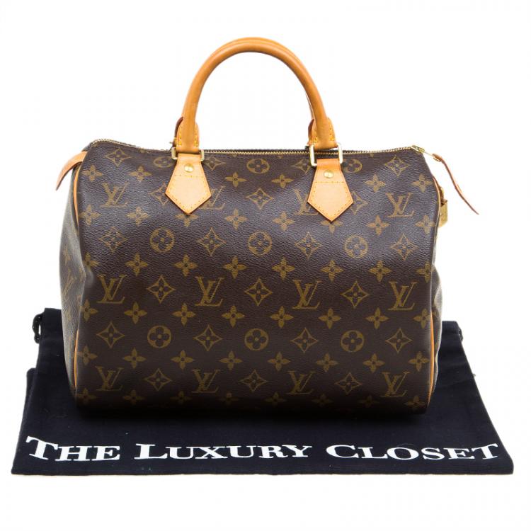 مملوكة مسبقًا Louis Vuitton Monogram Canvas Speedy 30