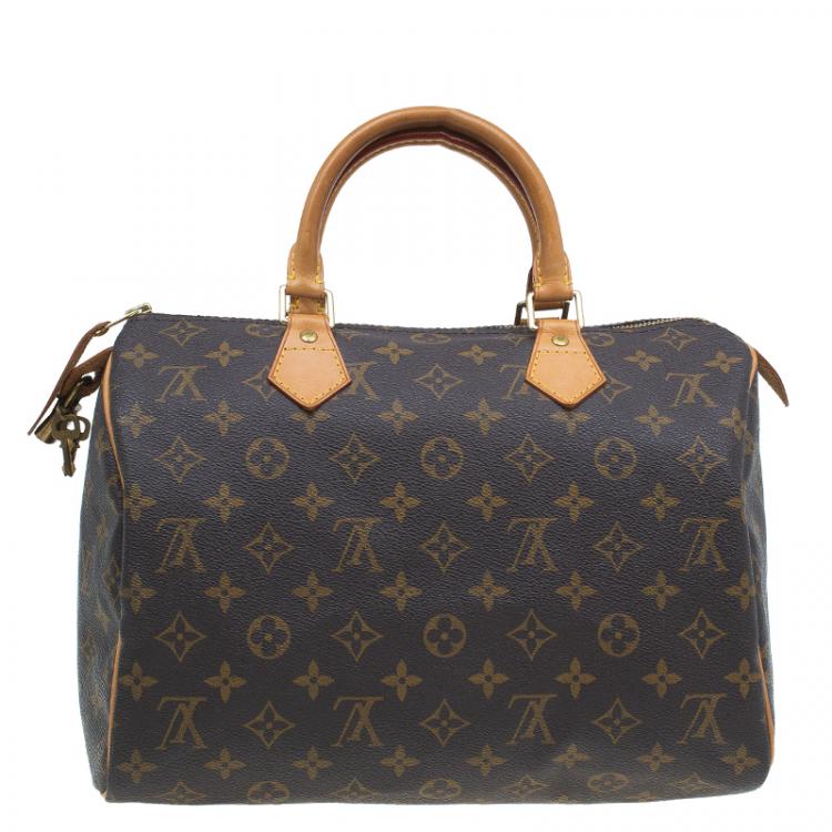 Pre Owned Louis Vuitton Monogram Canvas Speedy 30