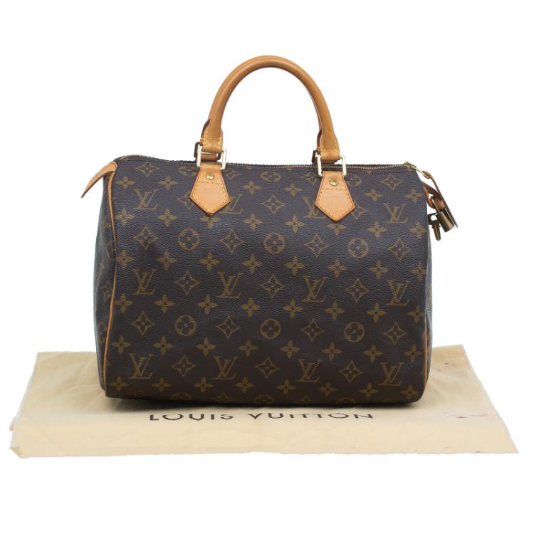 Pre Owned Louis Vuitton Monogram Canvas Speedy 30