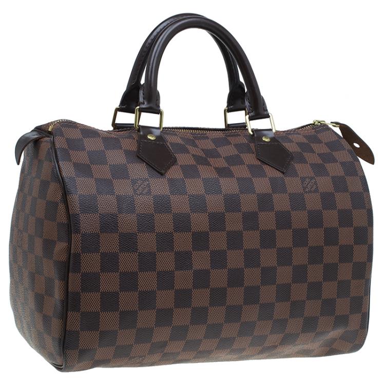 Pre Owned Louis Vuitton Damier Ebene Canvas Speedy 30