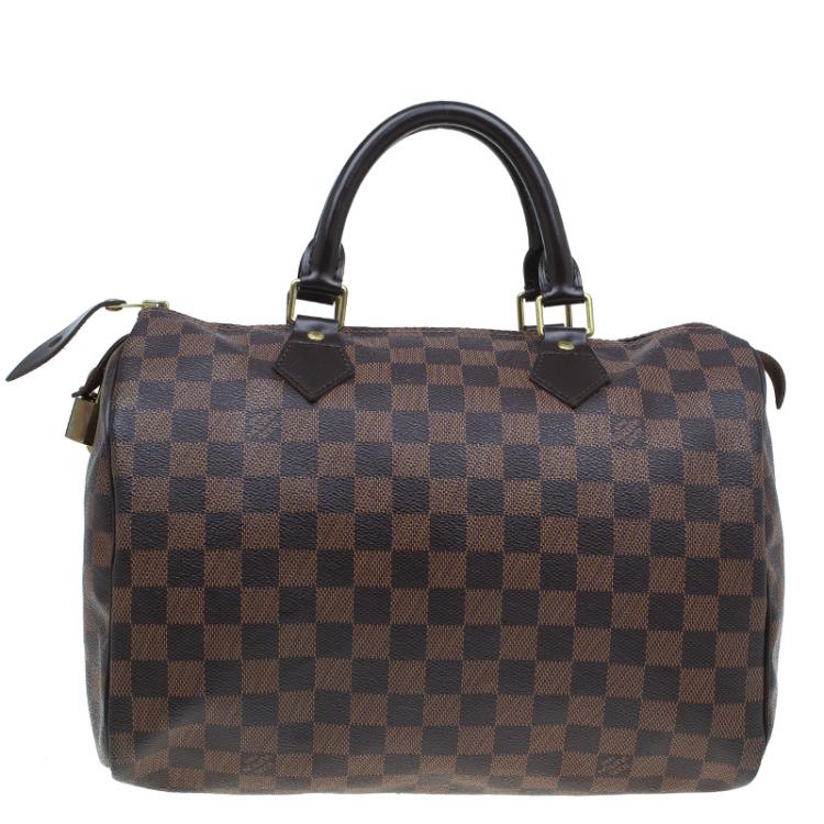 Pre Owned Louis Vuitton Damier Ebene Canvas Speedy 30