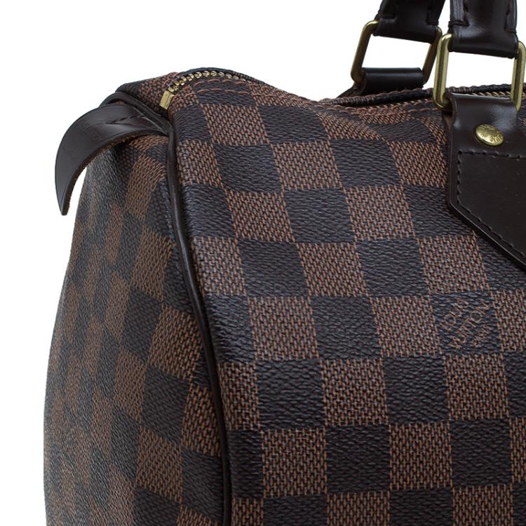 Pre Owned Louis Vuitton Damier Ebene Canvas Speedy 30