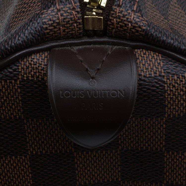 Pre Owned Louis Vuitton Damier Ebene Canvas Speedy 30