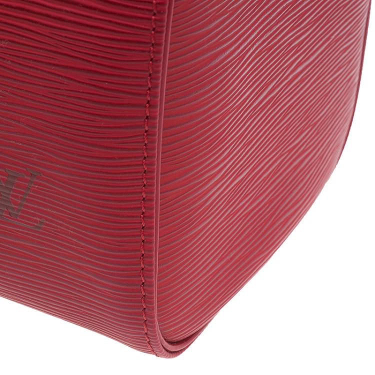 Pre Owned Louis Vuitton Red Epi Leather Speedy 25