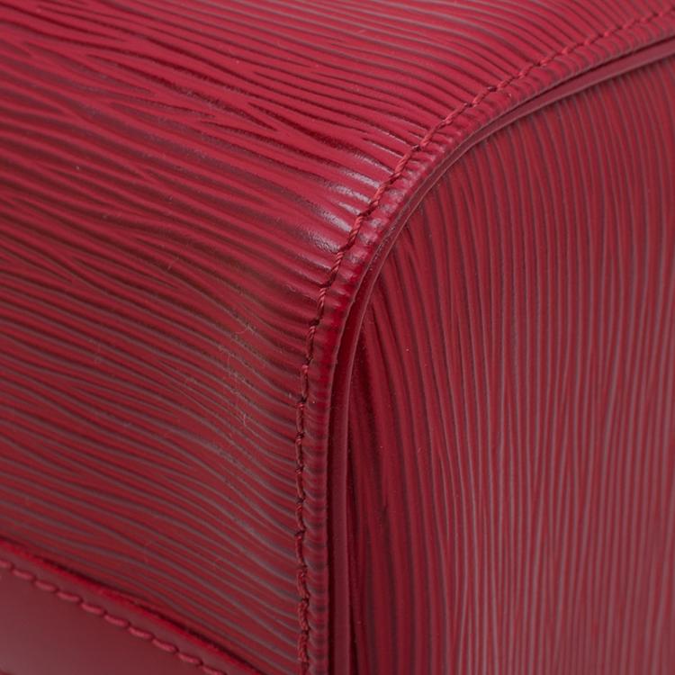 Pre Owned Louis Vuitton Red Epi Leather Speedy 25