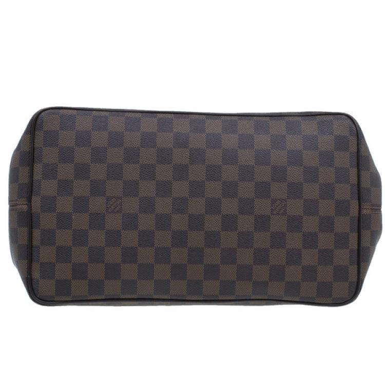 Pre Owned Louis Vuitton Damier Ebene Bergamo GM