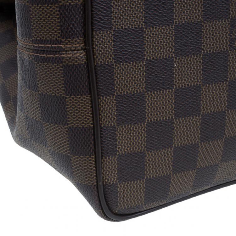 Pre Owned Louis Vuitton Damier Ebene Bergamo GM