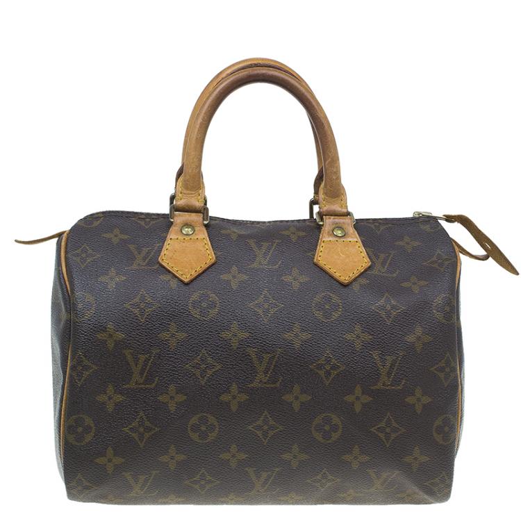 Pre Owned Louis Vuitton Monogram Canvas Speedy 25