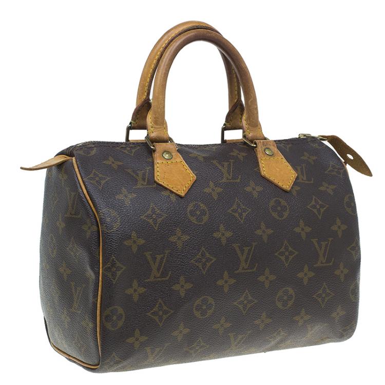 Pre Owned Louis Vuitton Monogram Canvas Speedy 25