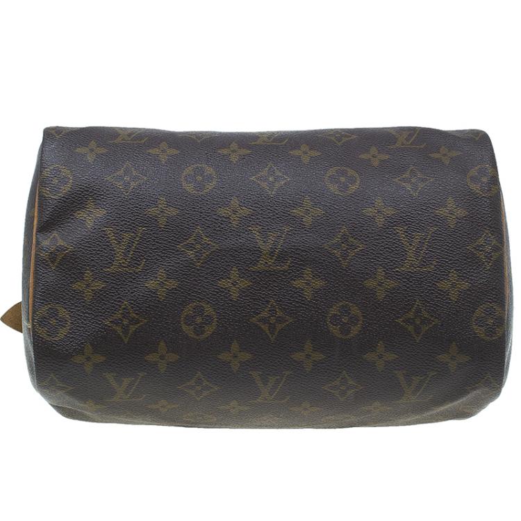 Pre Owned Louis Vuitton Monogram Canvas Speedy 25