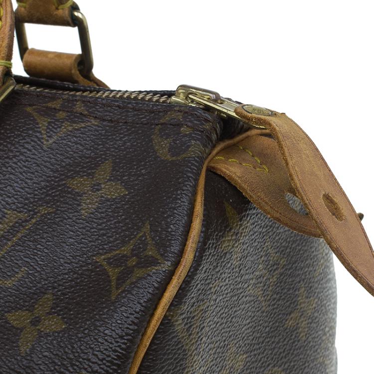 Pre Owned Louis Vuitton Monogram Canvas Speedy 25