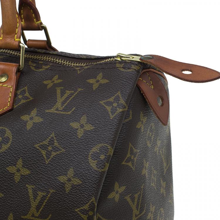 Pre Owned Louis Vuitton Monogram Canvas Speedy 35