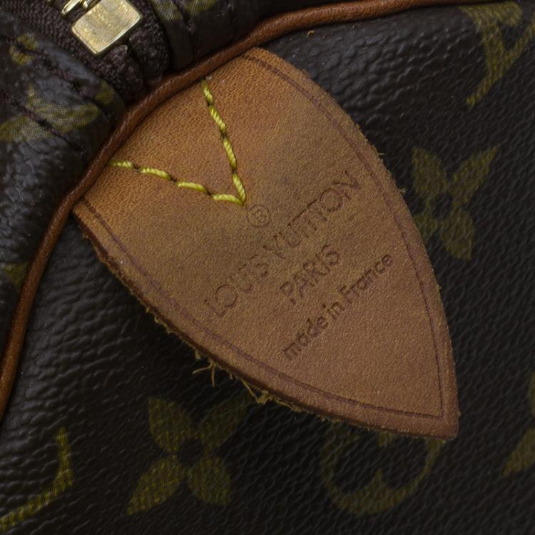 Pre Owned Louis Vuitton Monogram Canvas Speedy 35