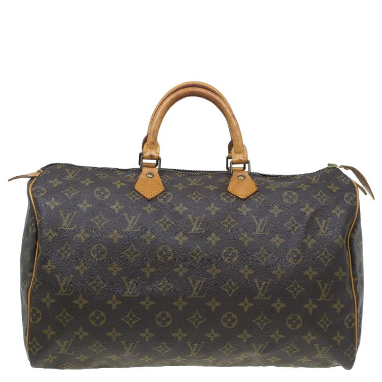 Pre Owned Louis Vuitton Monogram Canvas Speedy 40
