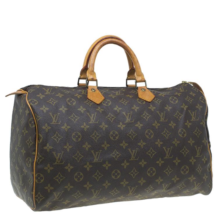 Pre Owned Louis Vuitton Monogram Canvas Speedy 40