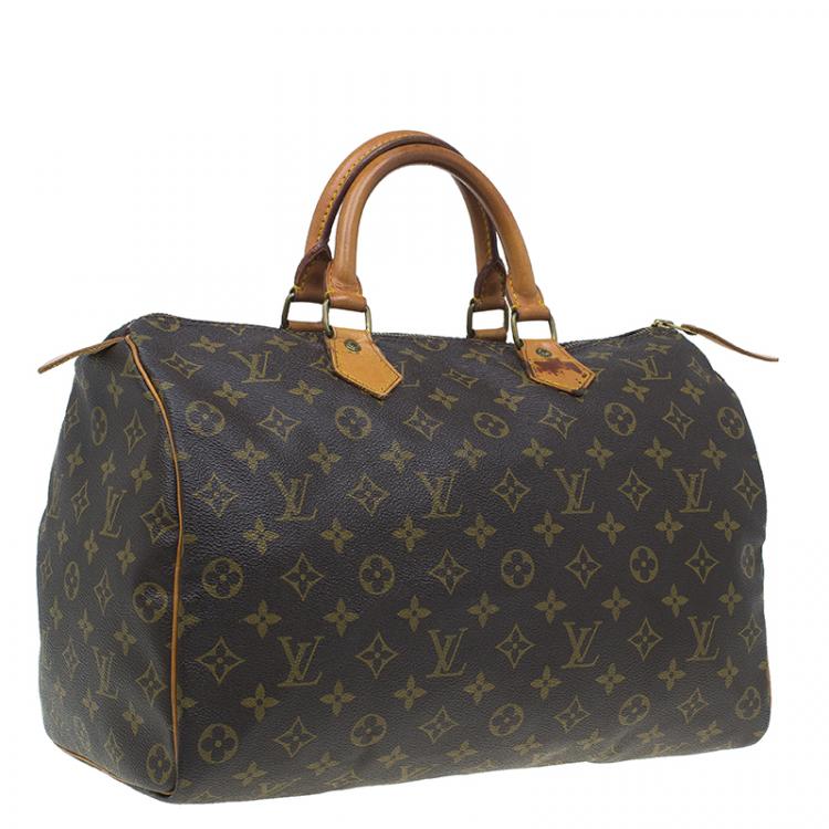مملوكة مسبقًا Louis Vuitton Monogram Canvas Speedy 35