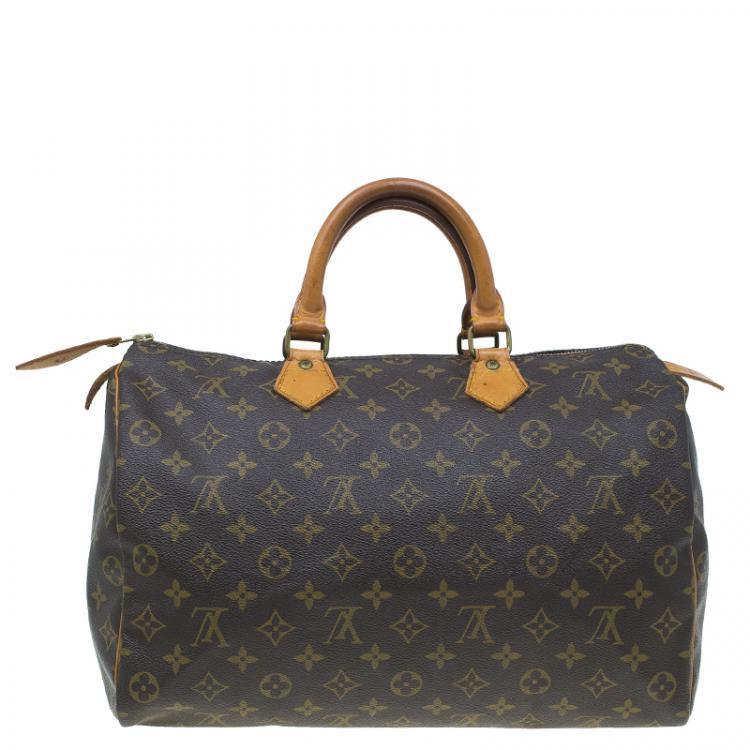 مملوكة مسبقًا Louis Vuitton Monogram Canvas Speedy 35