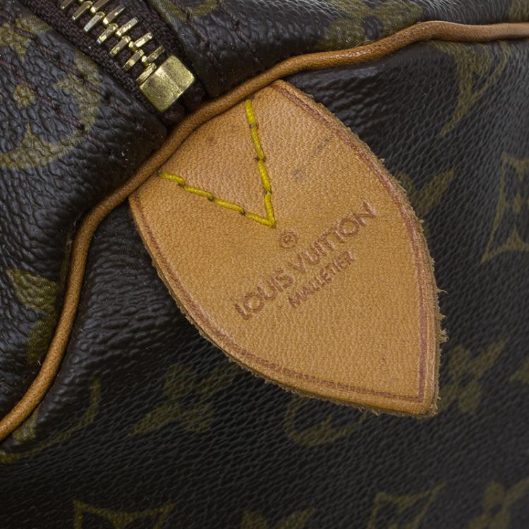 مملوكة مسبقًا Louis Vuitton Monogram Canvas Speedy 35