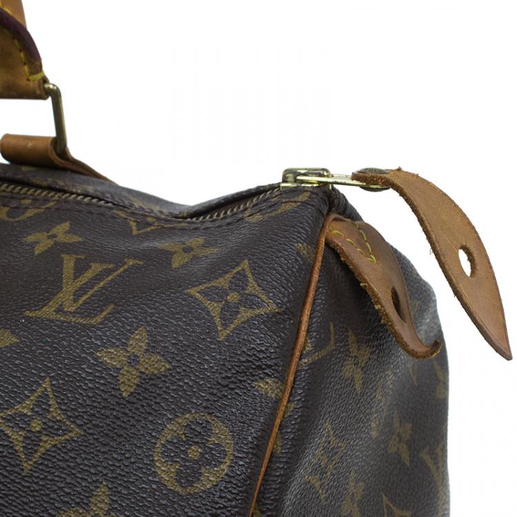 Pre Owned Louis Vuitton Monogram Canvas Speedy 35