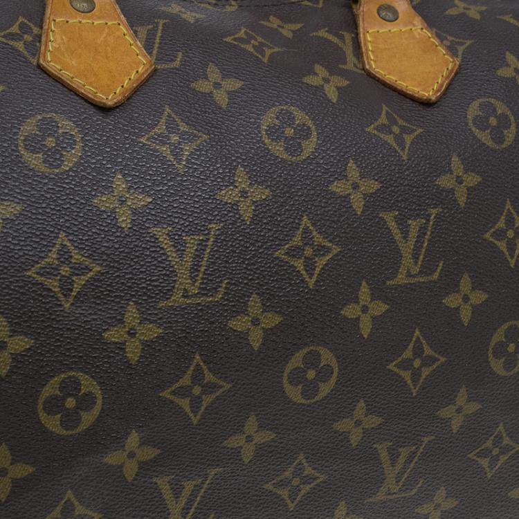 Pre Owned Louis Vuitton Monogram Canvas Speedy 35