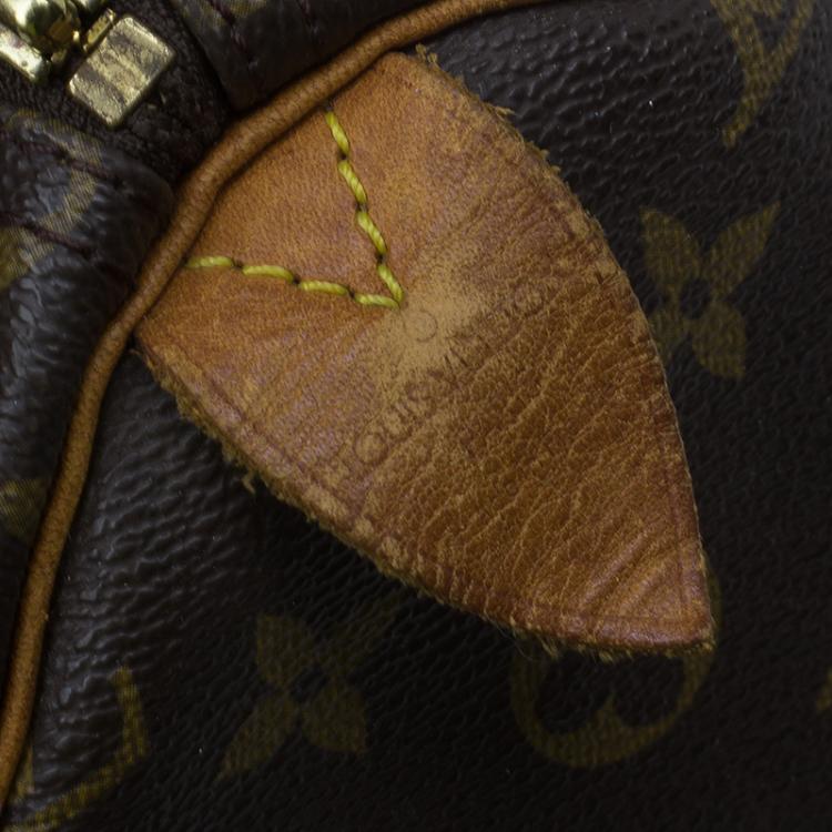 Pre Owned Louis Vuitton Monogram Canvas Speedy 35