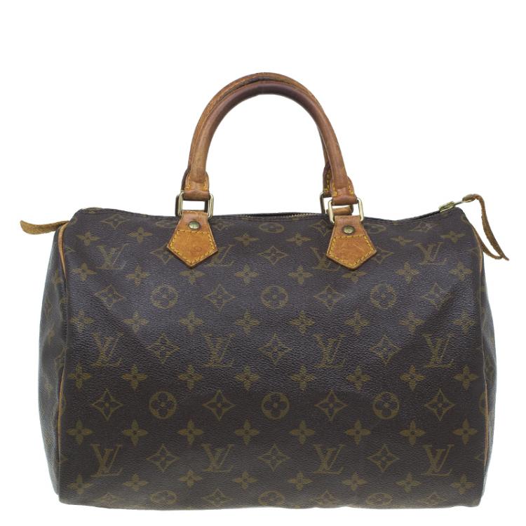 Pre Owned Louis Vuitton Monogram Canvas Speedy 30