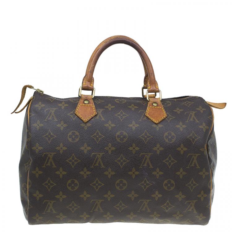 Pre Owned Louis Vuitton Monogram Canvas Speedy 30