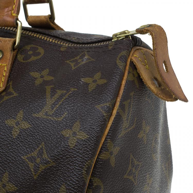 Pre Owned Louis Vuitton Monogram Canvas Speedy 30