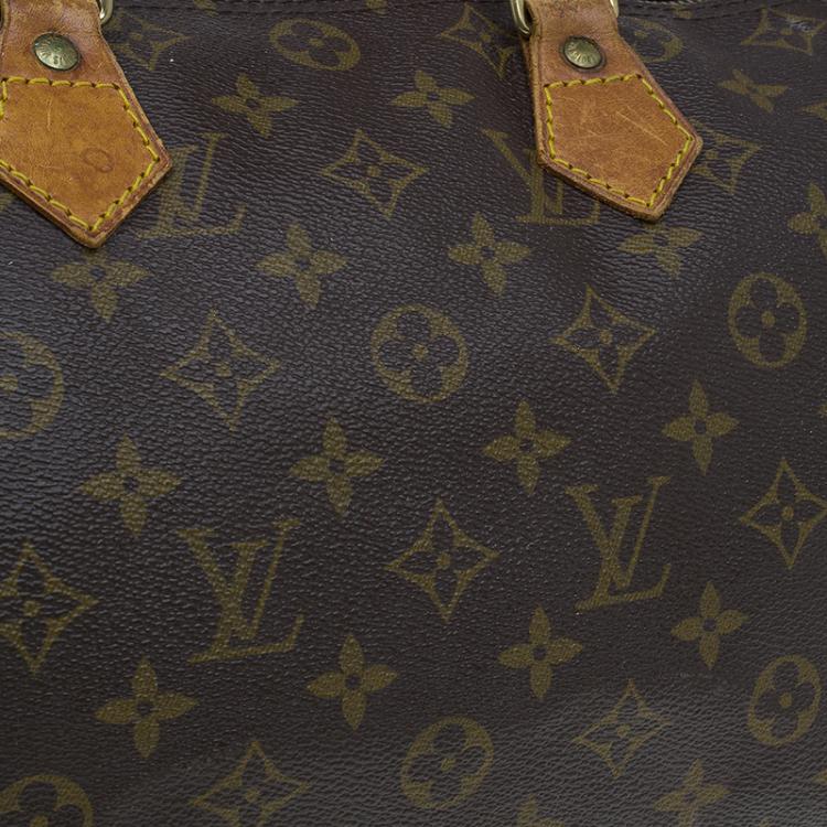 Pre Owned Louis Vuitton Monogram Canvas Speedy 30