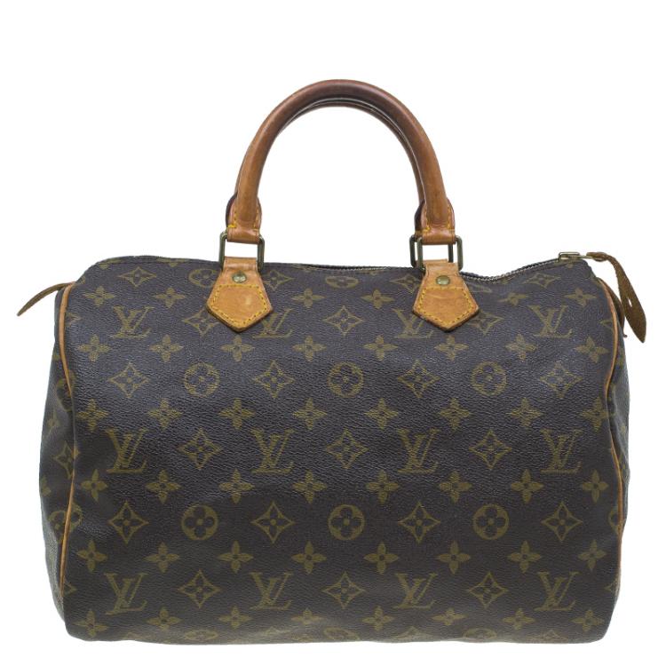 Pre Owned Louis Vuitton Monogram Canvas Speedy 30