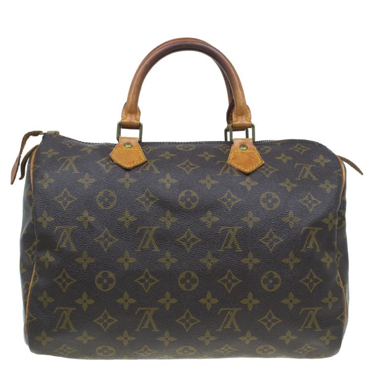 Pre Owned Louis Vuitton Monogram Canvas Speedy 30