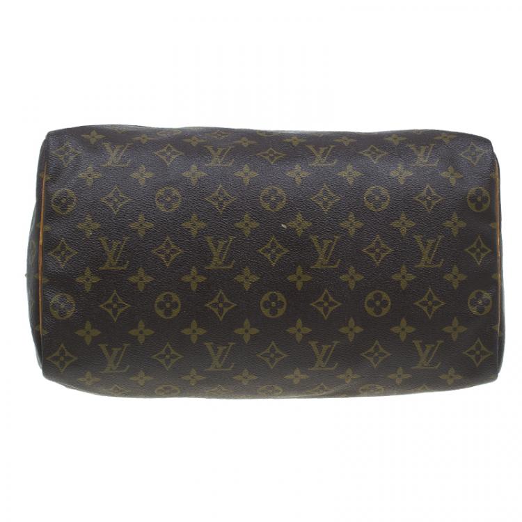Pre Owned Louis Vuitton Monogram Canvas Speedy 35