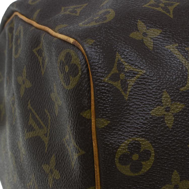 Pre Owned Louis Vuitton Monogram Canvas Speedy 35
