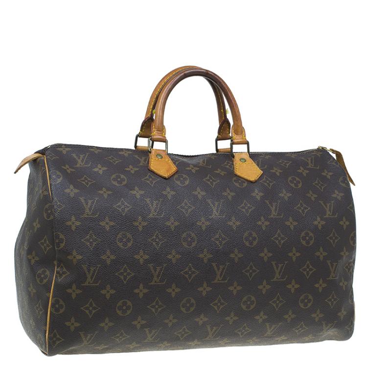 Pre Owned Louis Vuitton Monogram Canvas Speedy 40