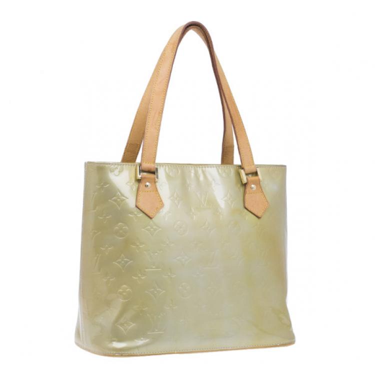 Pre Owned Louis Vuitton Gold Vernis Reade PM