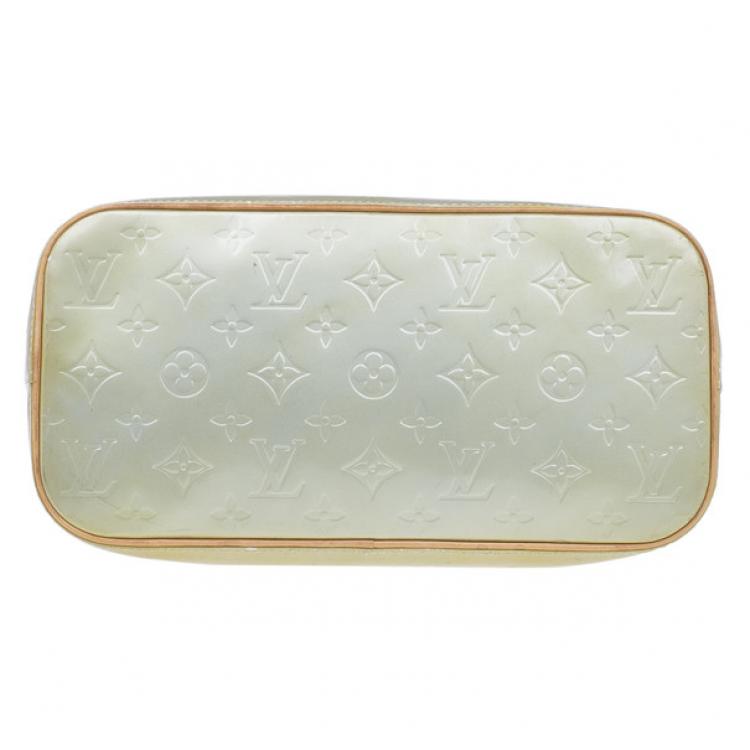 Pre Owned Louis Vuitton Gold Vernis Reade PM