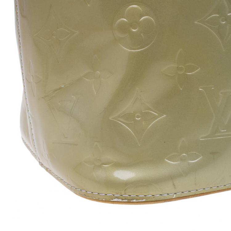 Pre Owned Louis Vuitton Gold Vernis Reade PM