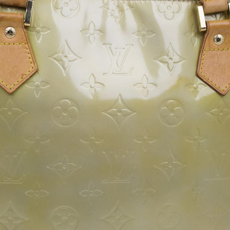 Pre Owned Louis Vuitton Gold Vernis Reade PM