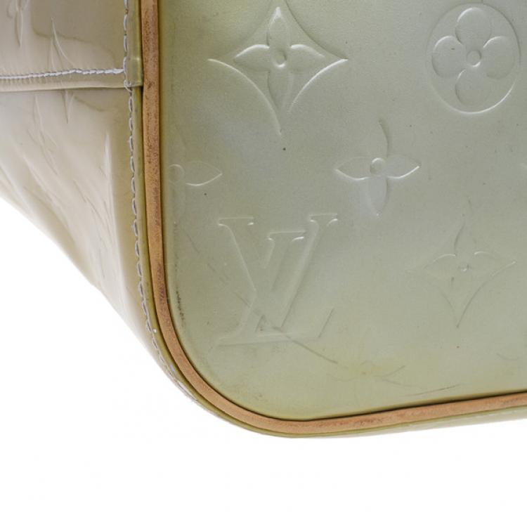 Pre Owned Louis Vuitton Gold Vernis Reade PM