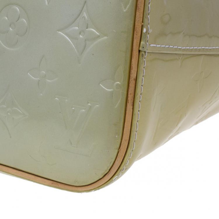 Pre Owned Louis Vuitton Gold Vernis Reade PM